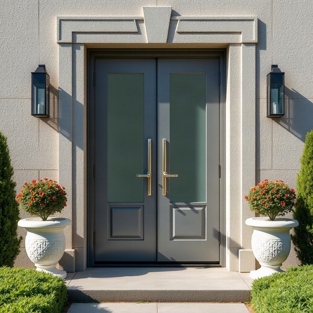Thumbnail of aluminum door front view