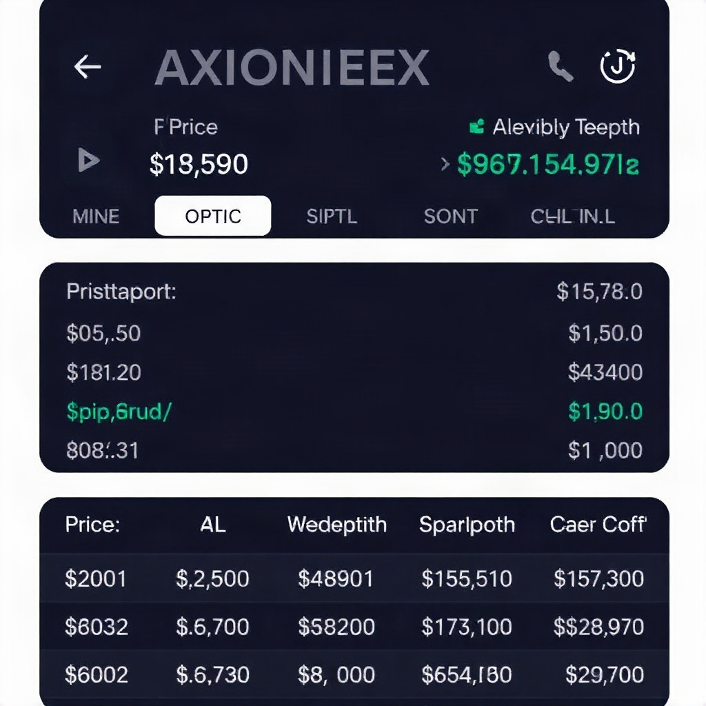 币安 app spot trading order form with price depth chart
