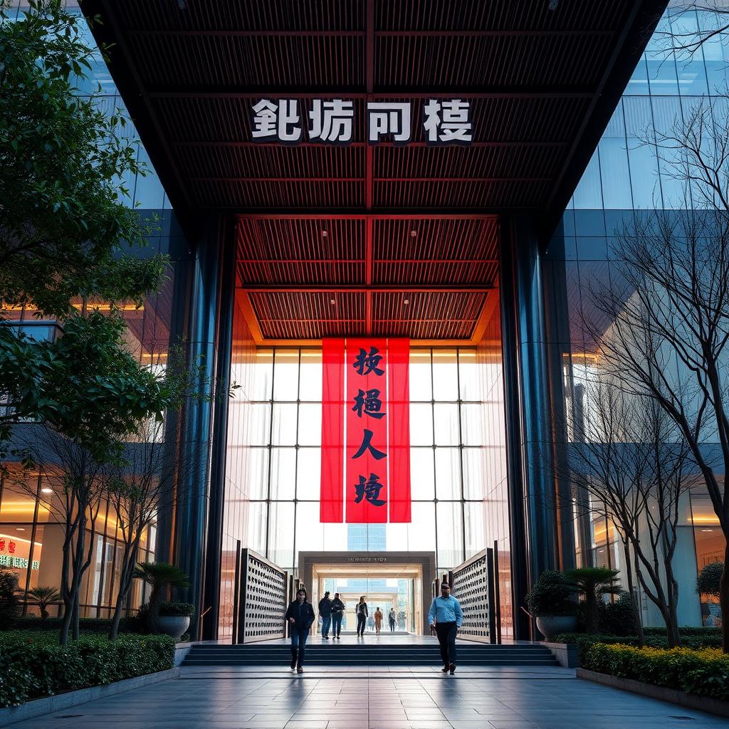 Shanghai China campus entrance