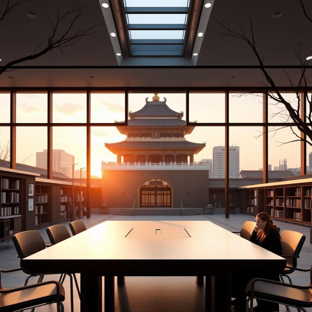 Beijing China campus study area