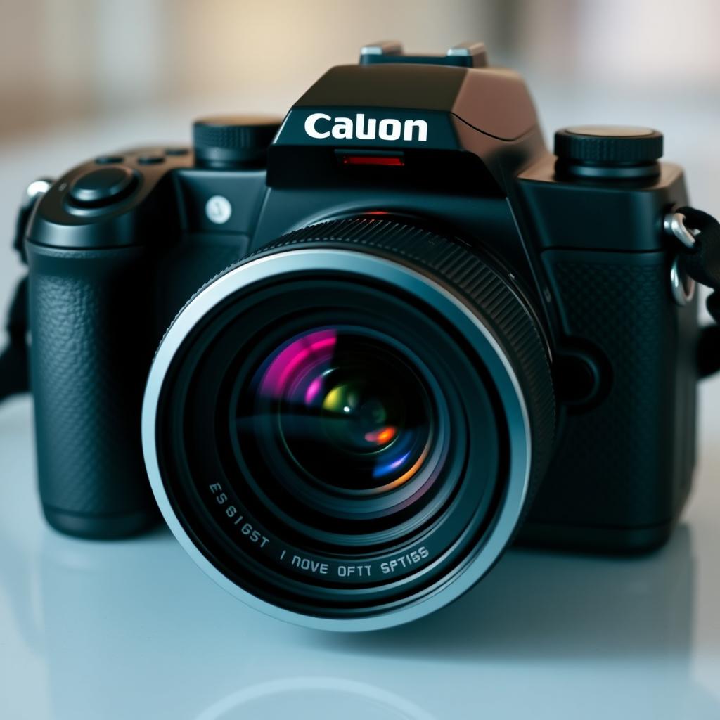 Digital camera with lens