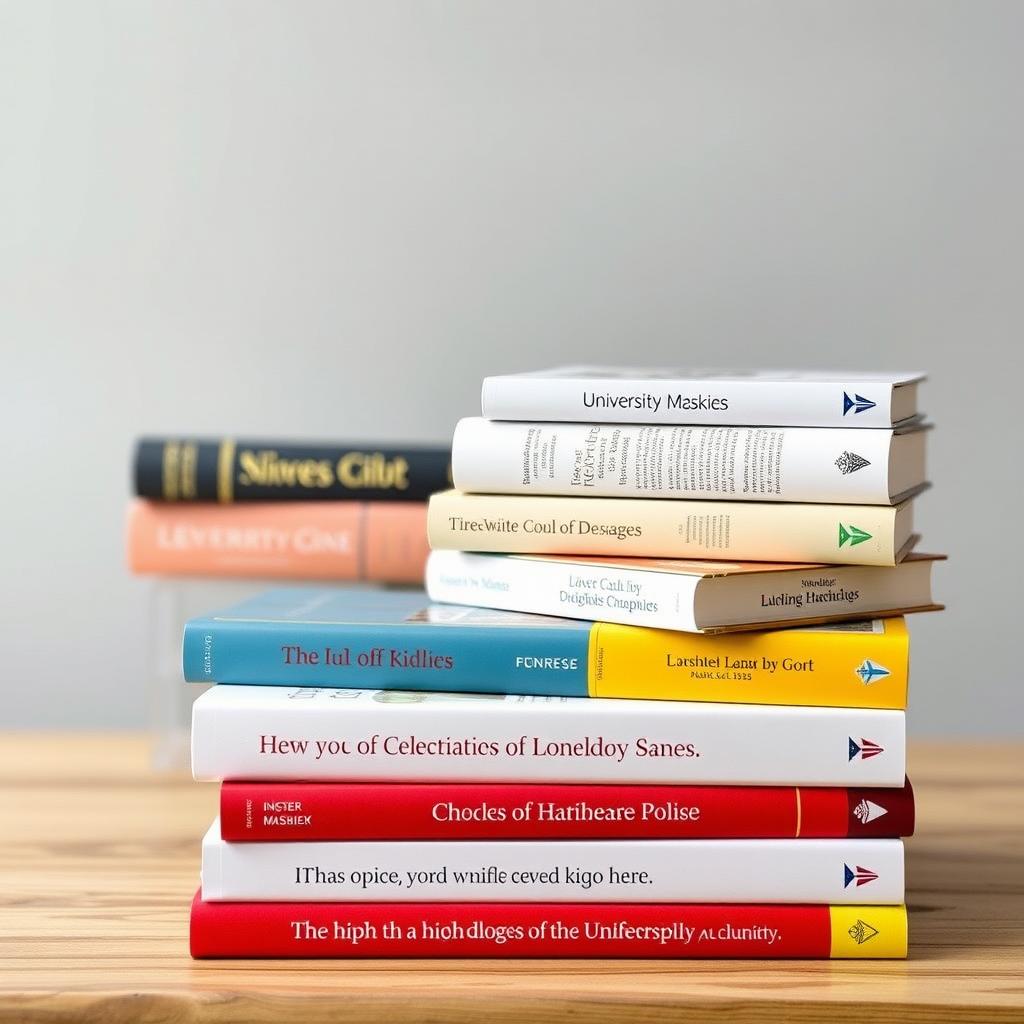 Product image of university textbooks