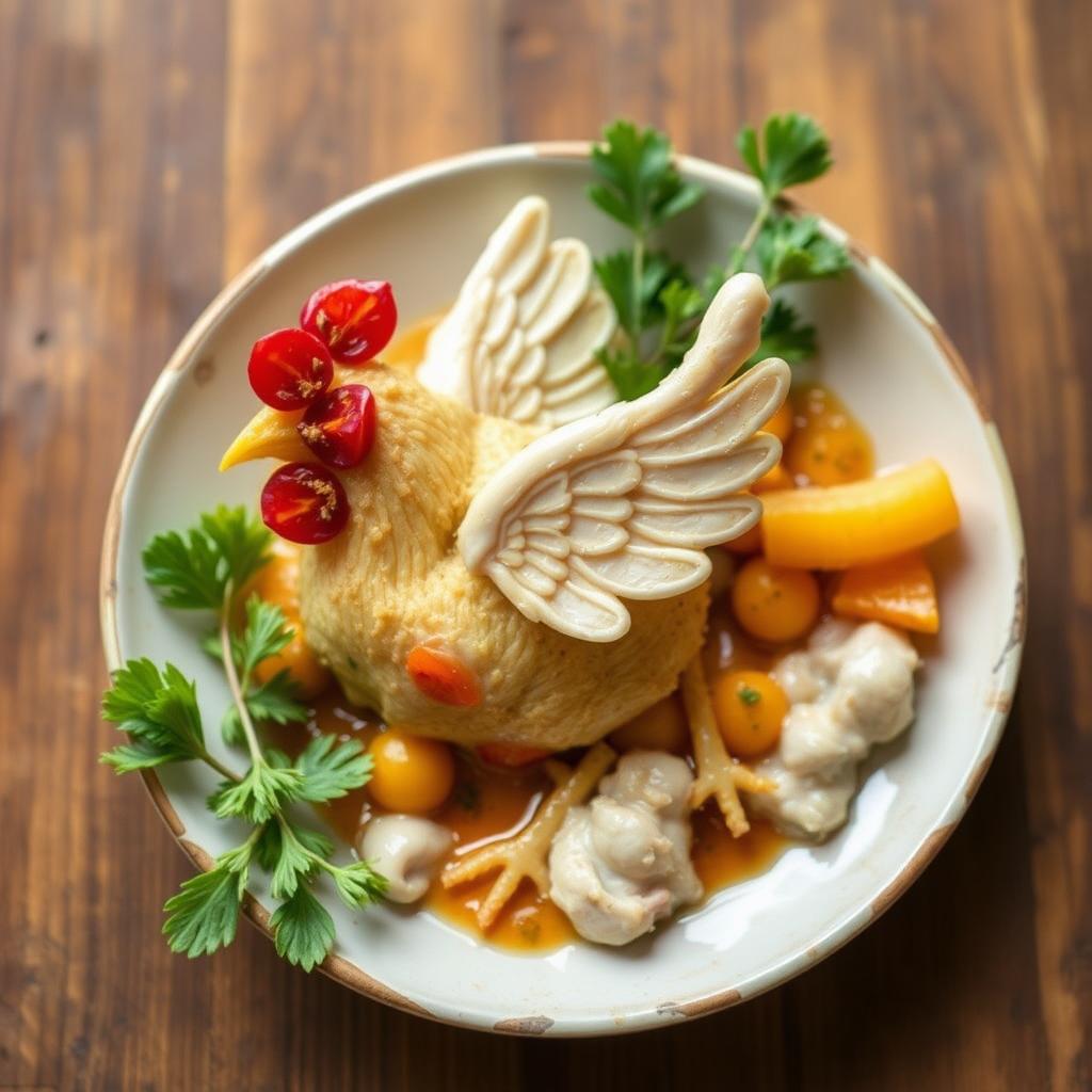 Fairy chicken dish