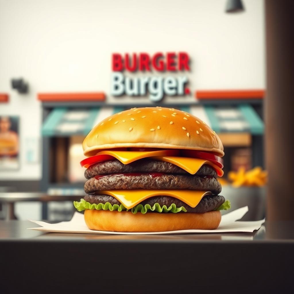 Burger restaurant image