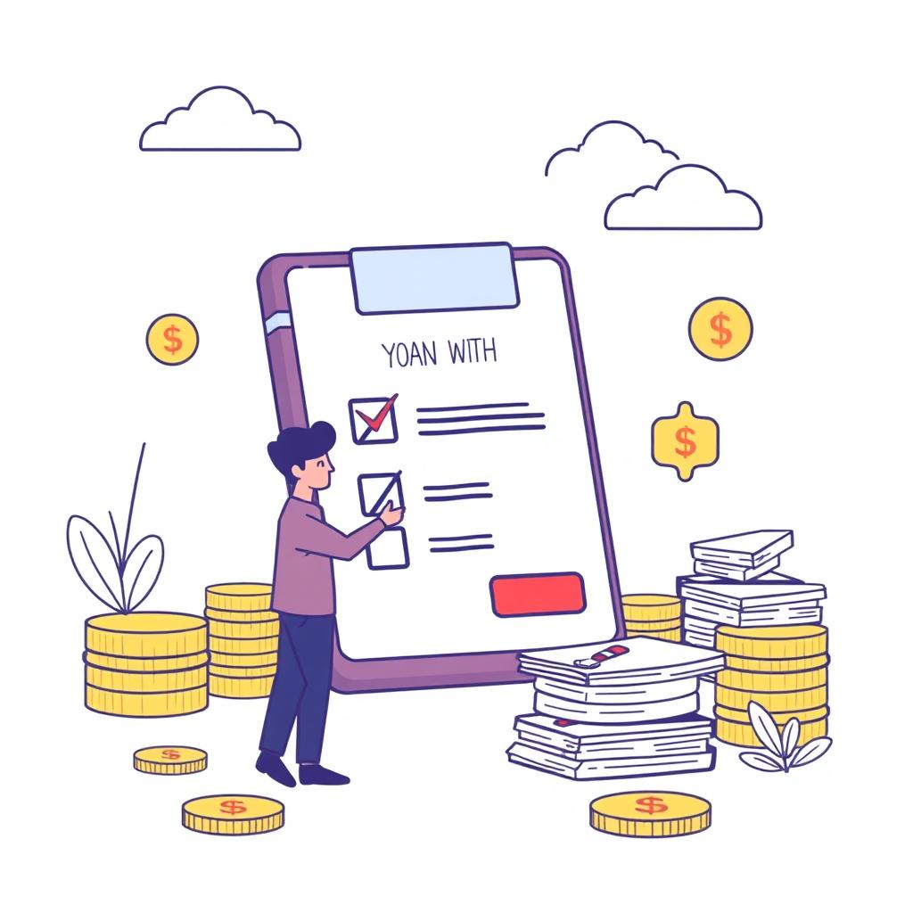 Loan application illustration