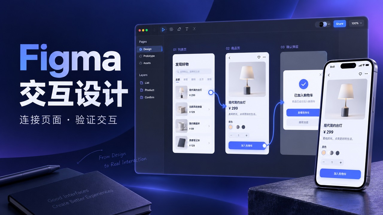 Figma交互设计怎么做：关键任务与操作方法