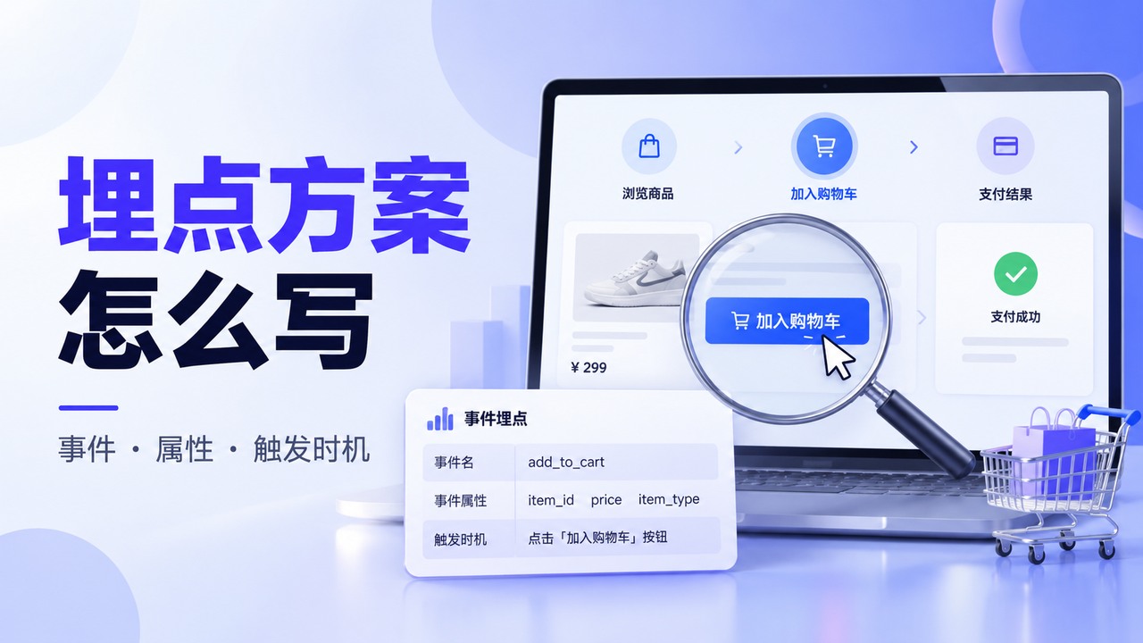 产品埋点怎么做?事件设计、埋点文档与数据验收全流程