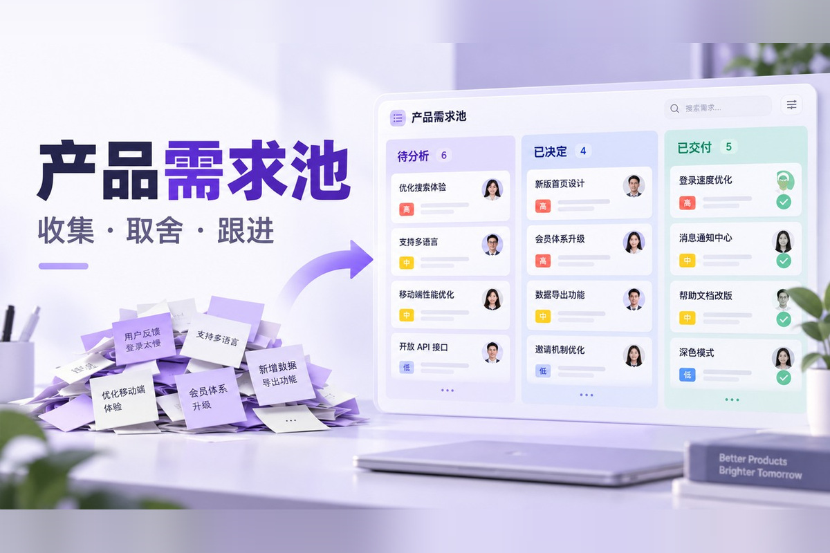 产品需求池怎么搭建？收集、评估、排期与清理的5步方法文章封面