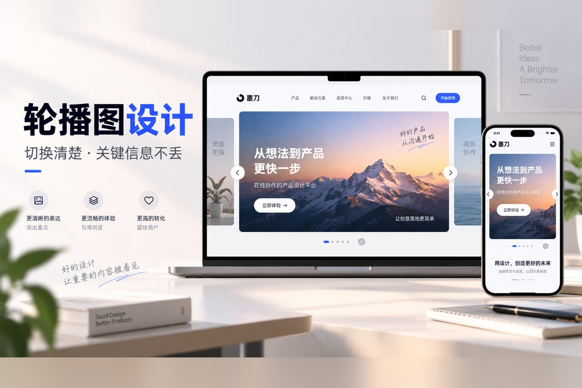 轮播图设计怎么做？图片比例、切换控制与移动端适配文章封面