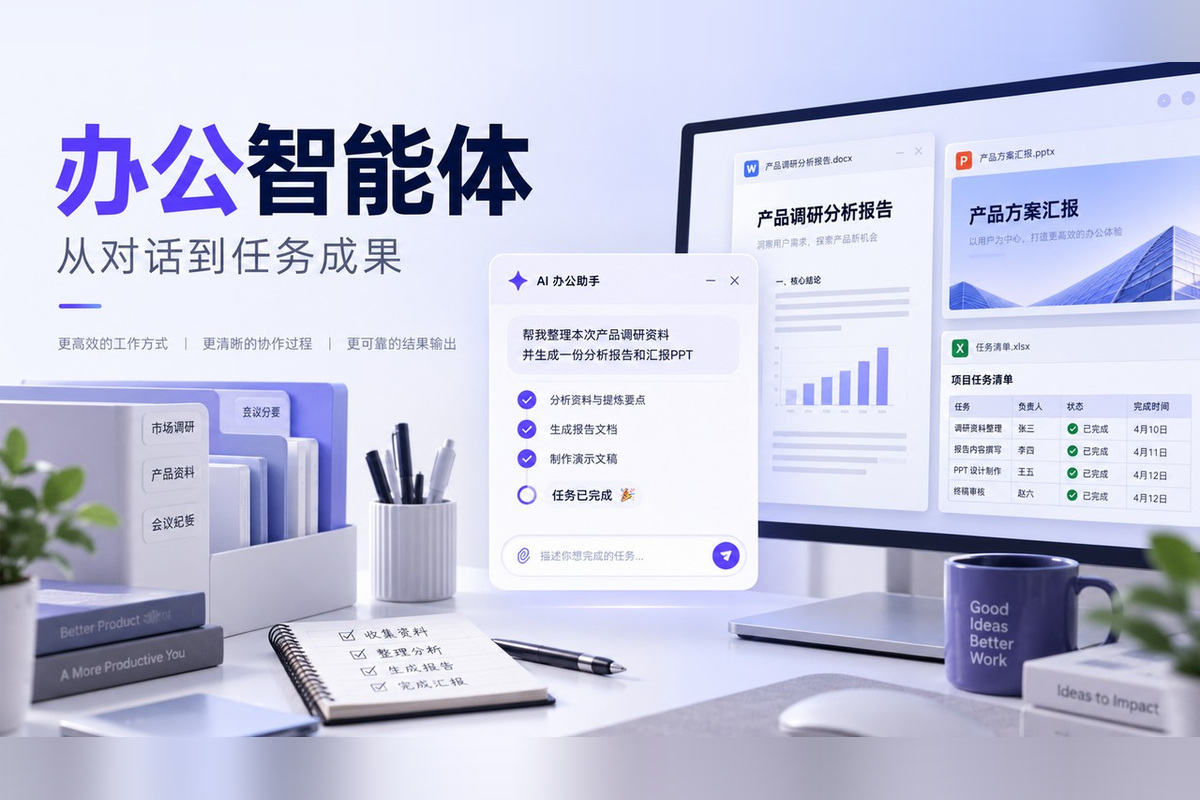 办公智能体是什么？产品、设计与研发团队如何用文章封面