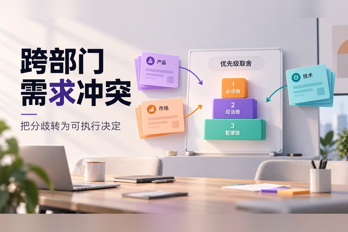 跨部门需求冲突怎么解决？目标、取舍与决策记录文章封面