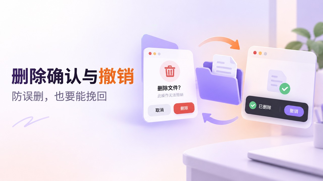 删除确认弹窗怎么设计:关键任务与操作方法