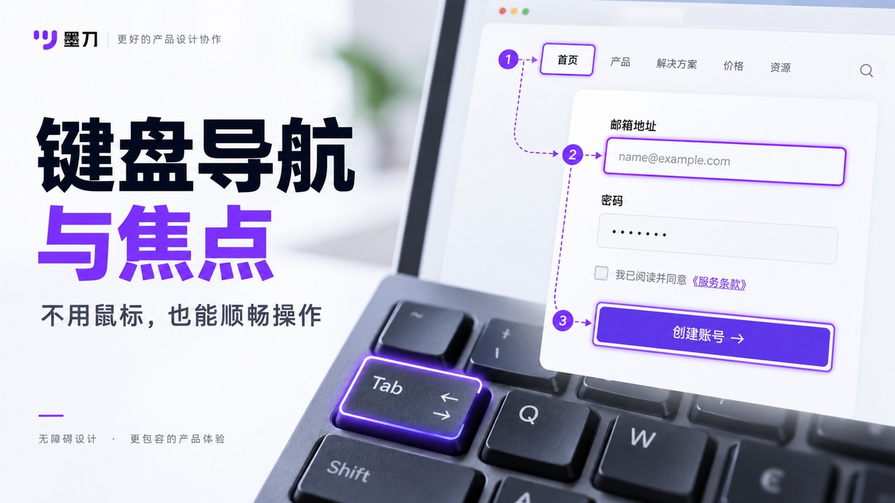 键盘导航与焦点管理怎么设计：关键任务与操作方法