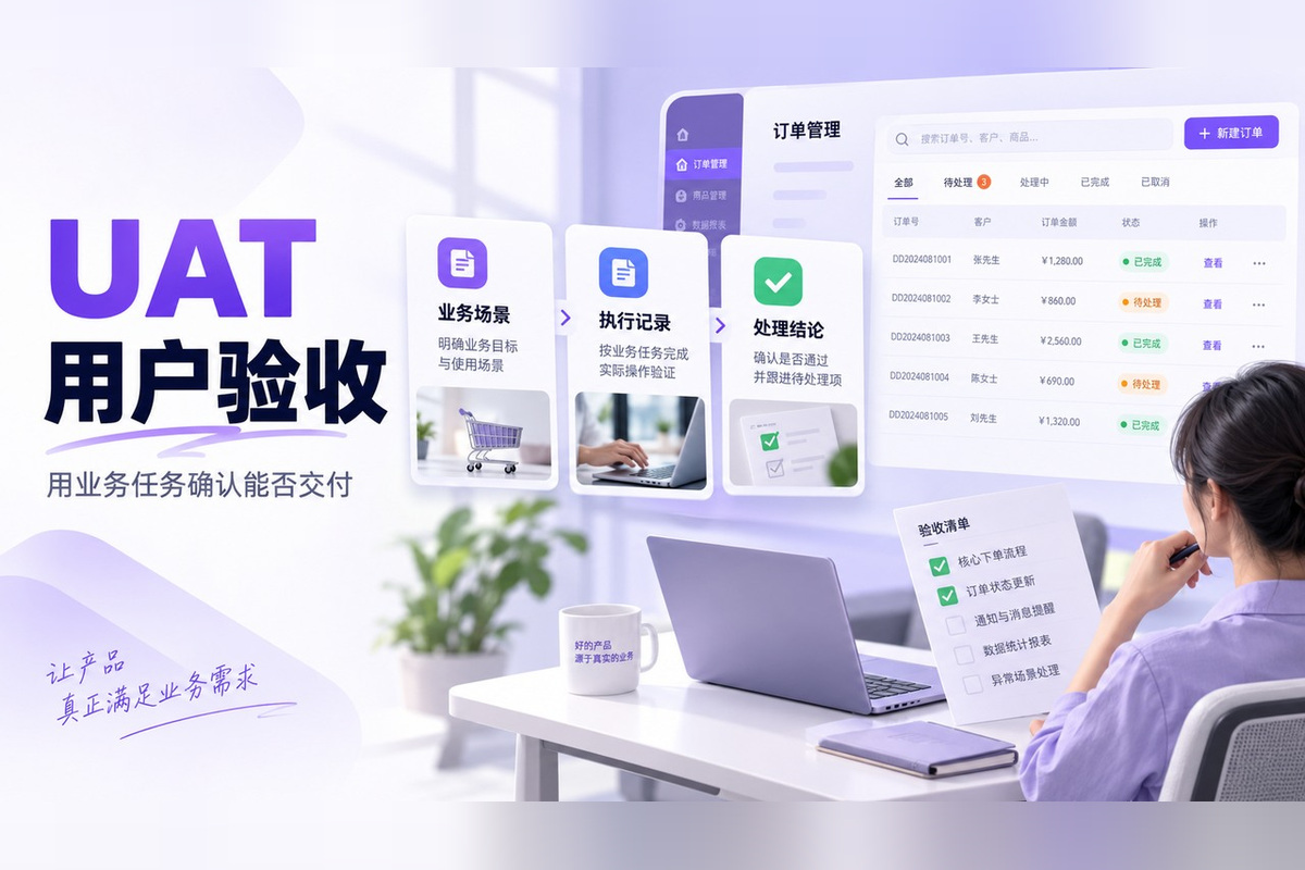UAT用户验收测试怎么做？场景、记录与验收条件文章封面