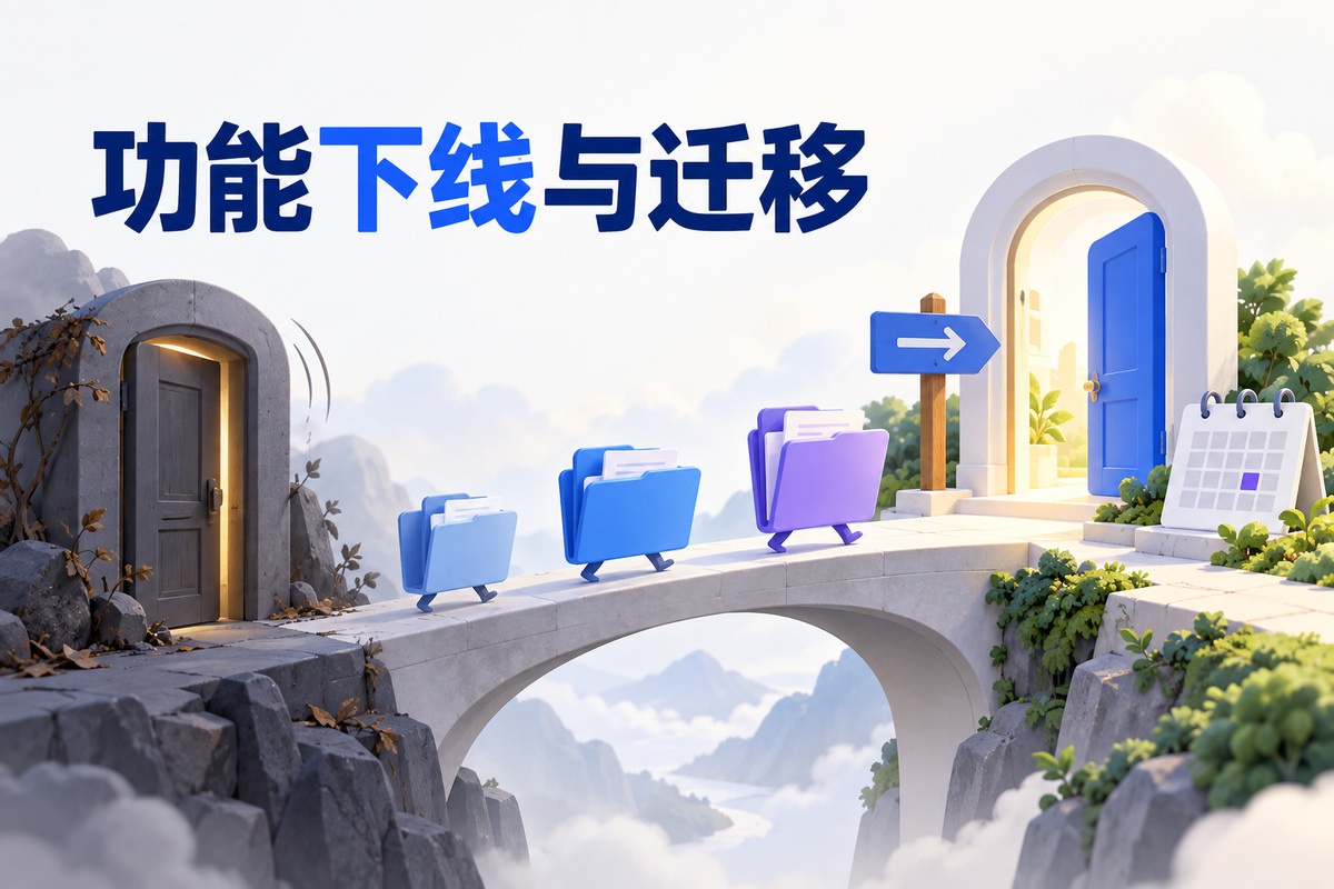 产品功能下线怎么做？用户迁移、旧入口与历史数据安排文章封面