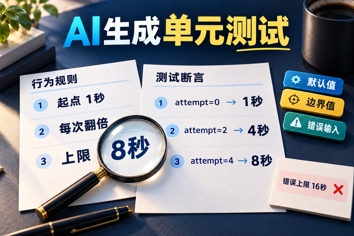 AI生成单元测试怎么做？从已有代码到能发现问题的断言文章封面