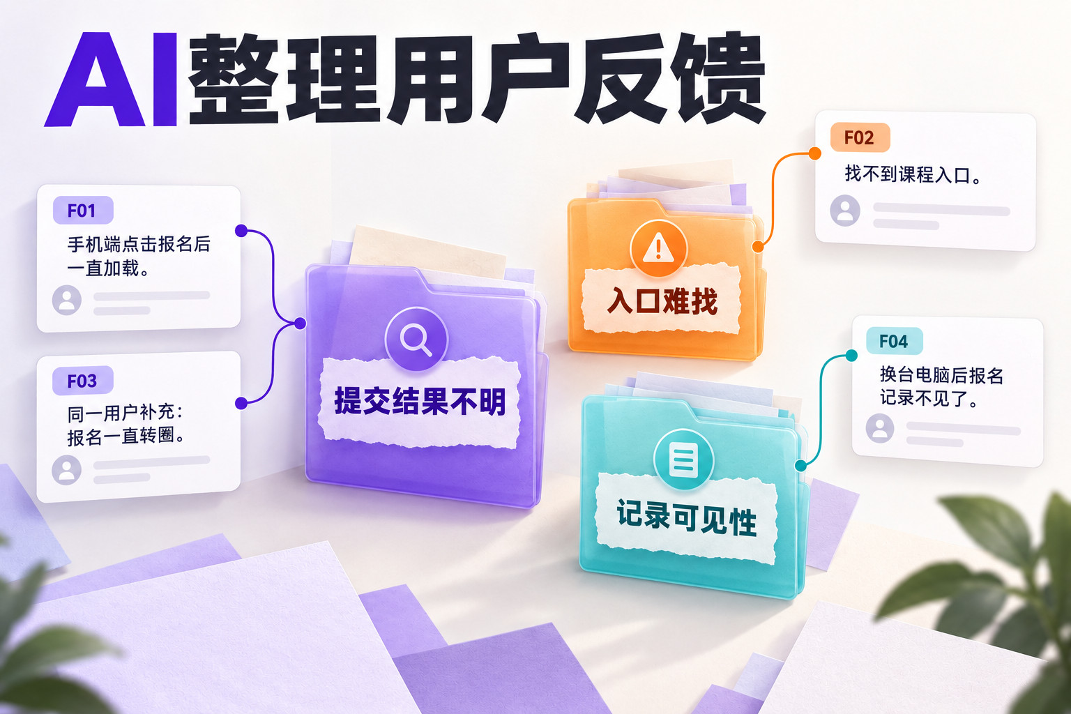 将重复报名反馈关联,并分别整理提交结果、课程入口与记录可见性问题