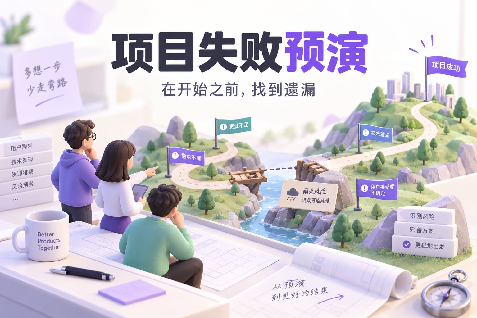 项目风险分析：提前推演失败路径，连接预防动作与预警信号
