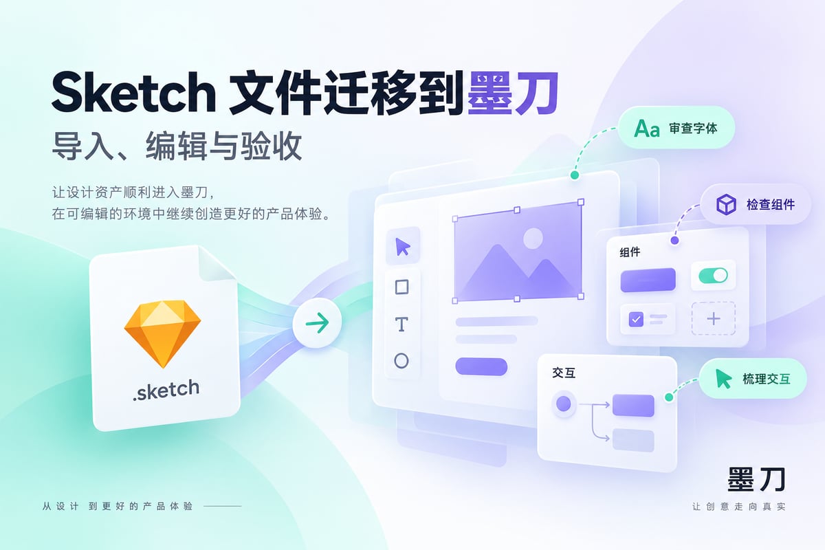 墨刀能打开Sketch文件吗？导入、编辑与迁移验收指南文章封面