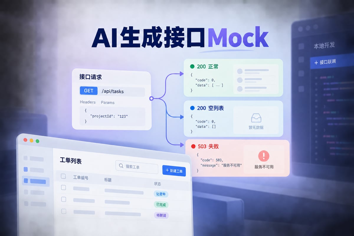 AI生成接口Mock：按契约模拟成功与异常文章封面
