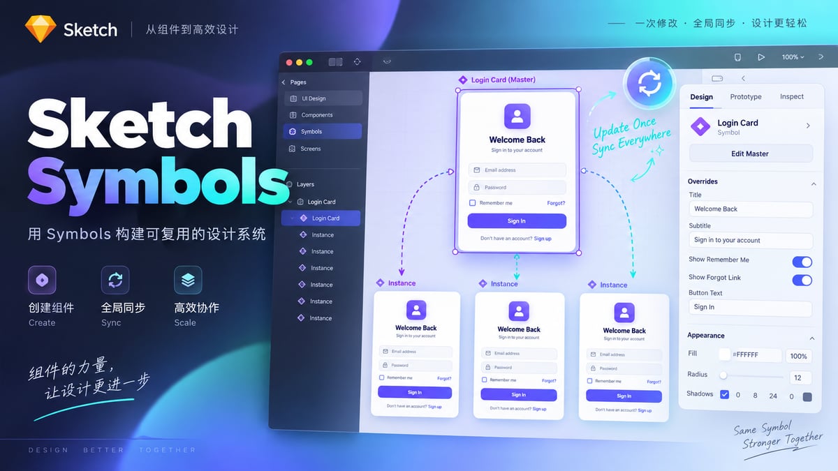 Sketch Symbols怎么用？组件复用与迁移检查文章封面
