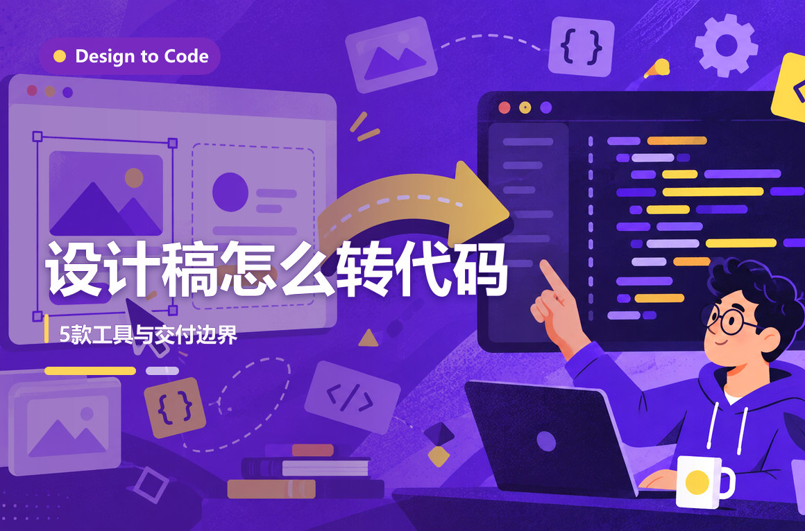Design to Code工具怎么选？5款产品与交付边界文章封面