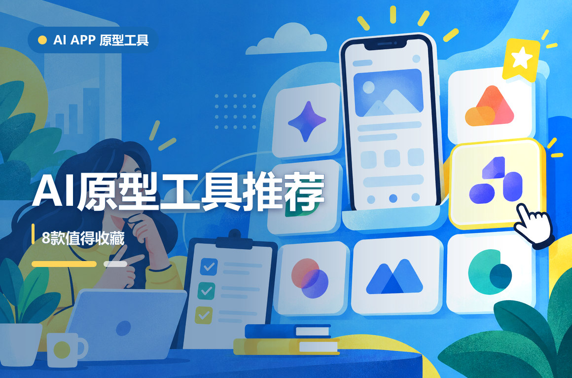 好用的AI生成APP原型工具，这8款值得收藏文章封面