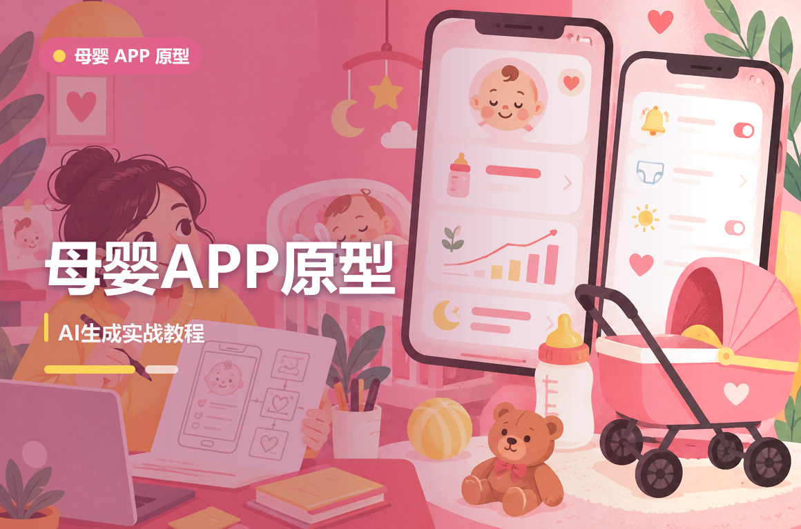 AI生成母婴APP原型实战教程：从需求拆解到交付检查文章封面