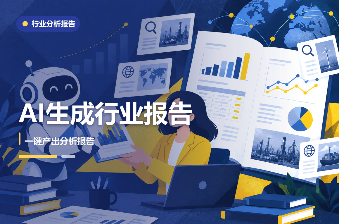 AI一键生成行业分析报告教程详解，建议收藏！文章封面