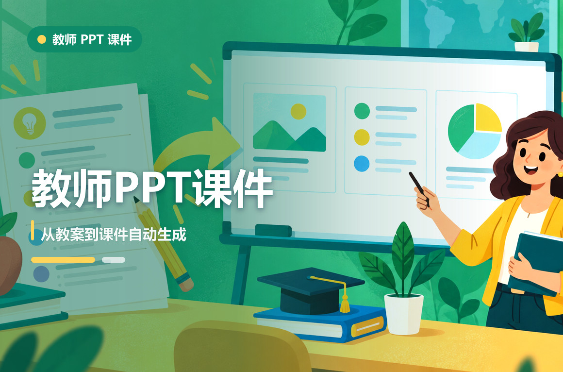 适合教师的PPT课件制作AI工具：从教案到课件自动生成文章封面