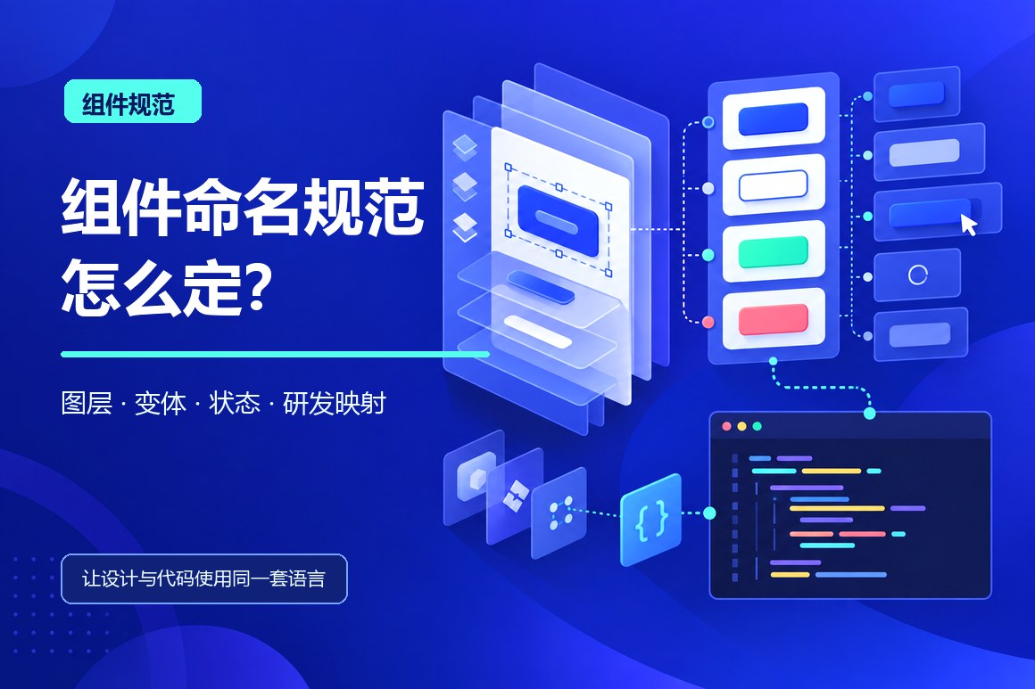 组件命名规范怎么定？从图层、变体到研发映射的完整方法文章封面