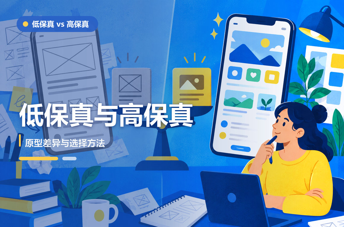 高保真原型与低保真原型核心差异文章封面