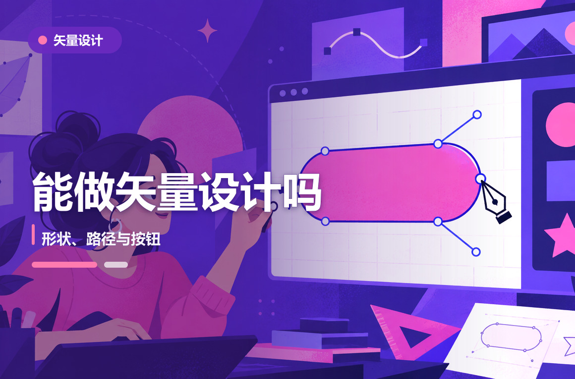 墨刀能做矢量设计吗？形状、路径与按钮绘制教程文章封面