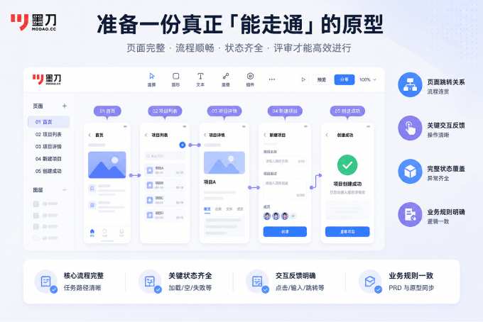 原型评审的的原型准备