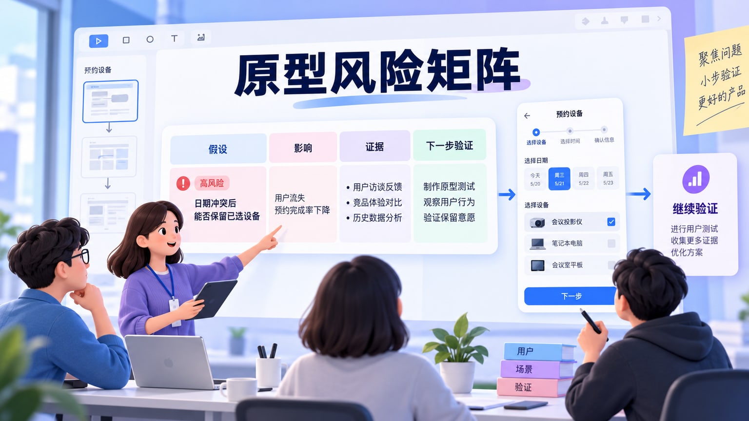 原型风险矩阵：先确定值得验证的假设
