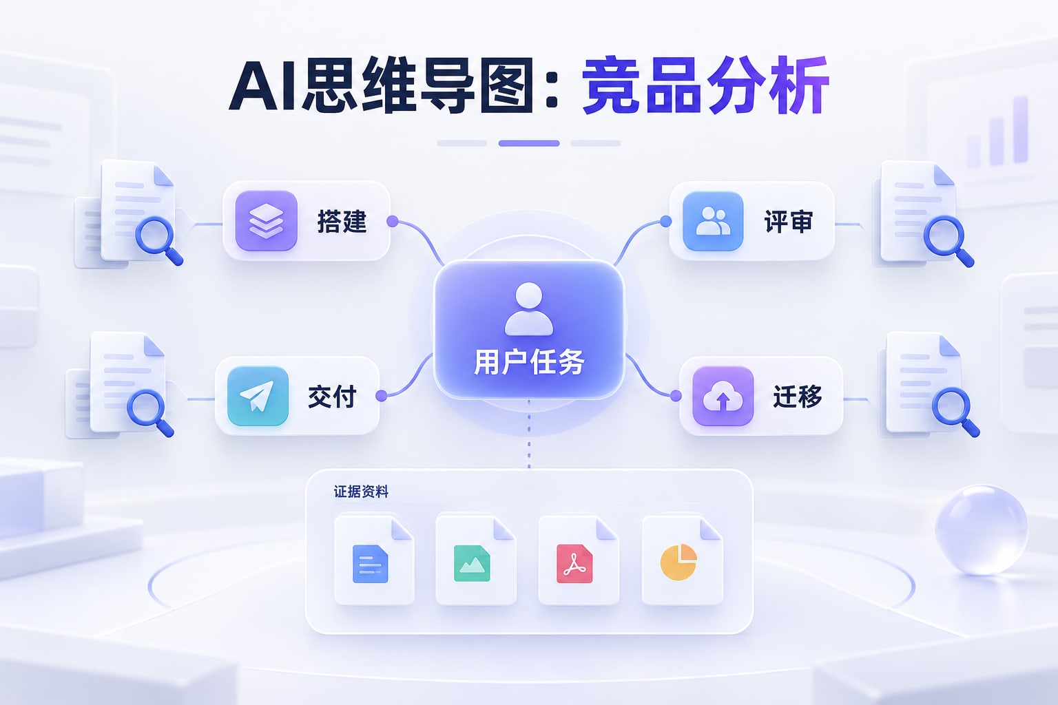 AI思维导图做竞品分析:任务分支、证据与结论