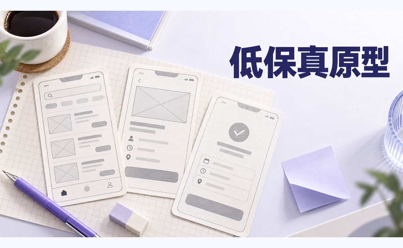 低保真原型设计是什么？区别、场景与画法文章封面