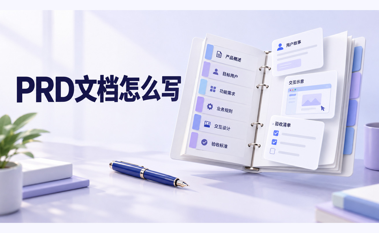 PRD文档是什么？结构、写法、模板与评审清单文章封面