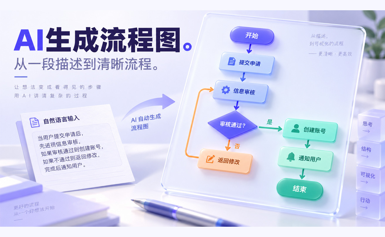 AI生成流程图软件怎么选？13款工具与评估方法文章封面