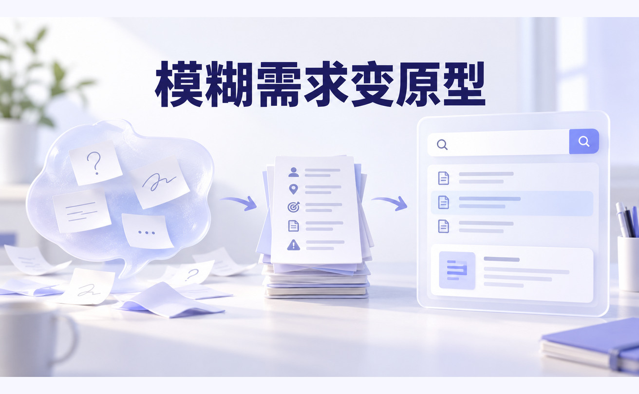 如何把模糊需求变成原型？一套可验证的需求拆解方法相关文章封面