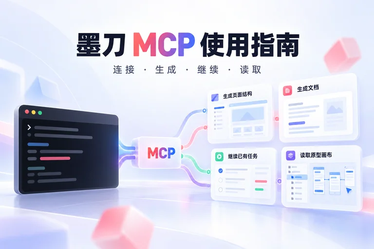 墨刀 AI MCP 使用指南：连接、续改与原型读取文章封面