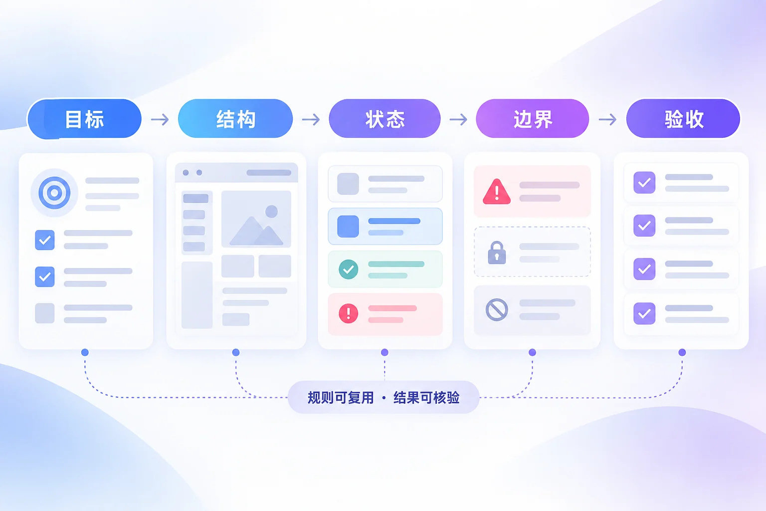 原型设计 Skill 的五步规则:目标、结构、状态、边界与验收