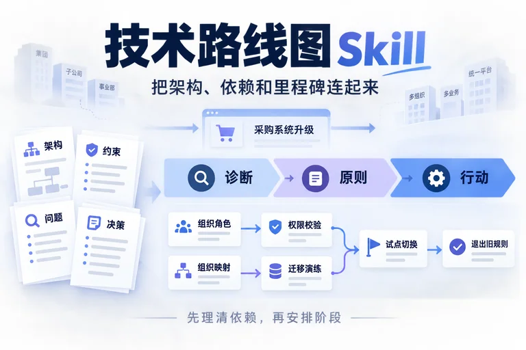 技术路线图Skill怎么用？梳理架构、依赖和里程碑文章封面