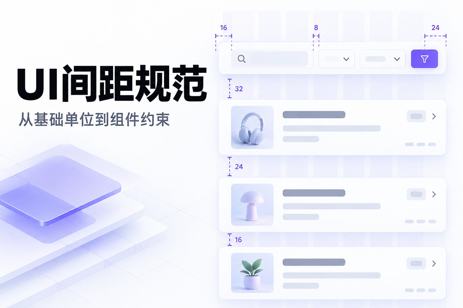UI间距规范怎么定？从8点栅格到组件约束文章封面