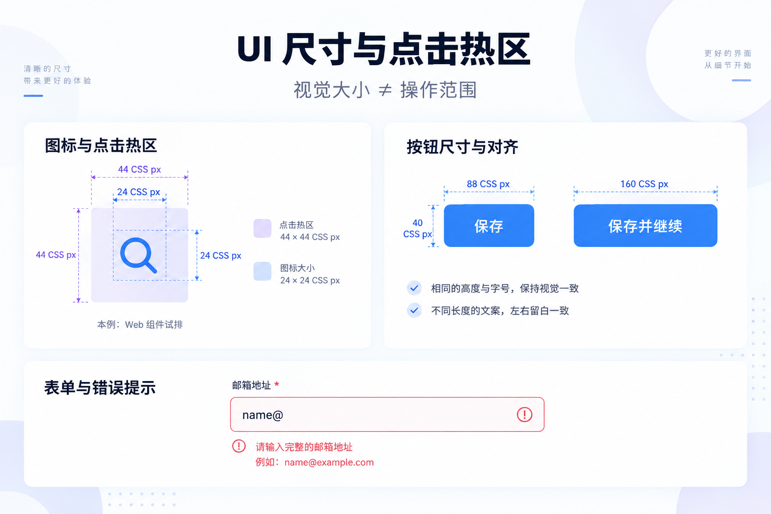 UI设计尺寸规范：字体、按钮、输入框与间距参考文章封面